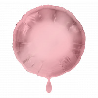 Folienballon Rund Rosa Art. 80044 Partydeko Ballon Hochzeit 