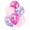 Luftballon 1. Geburtstag Rosa 6 Stück Partydeko Kindergeburtstag