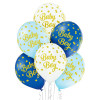 Luftballon Baby Boy Blau Partydeko Babyparty Babyshower Geburt Ballon