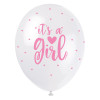 Luftballon Its a Girl Rosa Partydeko Babyparty Babyshower Geburt Ballon