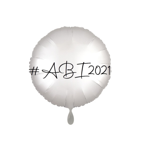 Folienballon ABI 2021 Partydeko Abi Abschluss