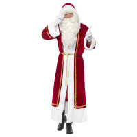 Weihnachtsmann Deluxe Mantel mit Gürtel Santa