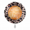 Folienballon Happy Birthday Du wildes Ding Partydeko Geburtstag