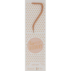 Wunderkerzen Zahl 7 Rosegold Wondercandle Partydeko