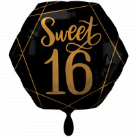 Folienballon XL Sweet Sixteen 16. Geburtstag Ballon