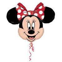 Folienballon XXL Minnie Mouse Kopf Disney Partydeko Ballon