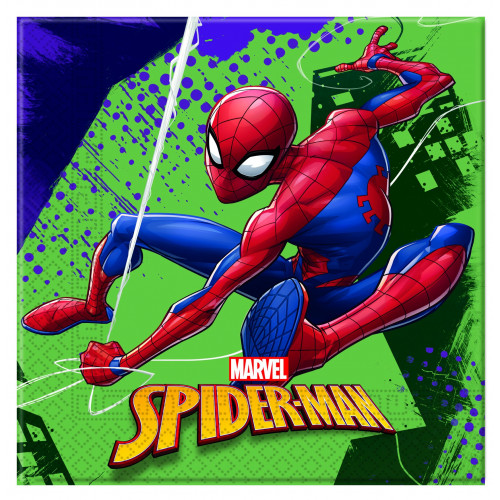 Spiderman Servietten Marvel Partydeko Superhelden