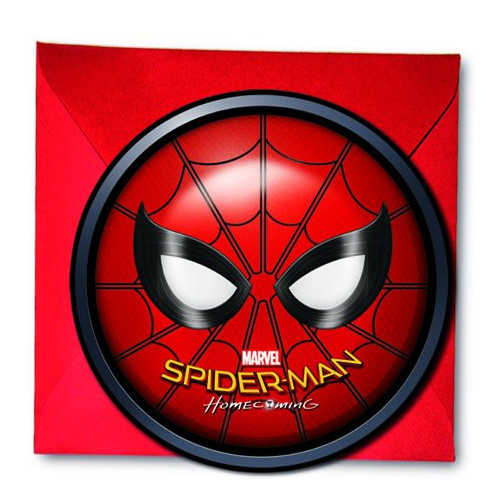 Spiderman Einladungskarten Marvel Partydeko Superhelden