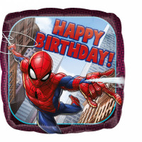 Folienballon Happy Birthday Spiderman Partydeko Ballon Geburtstag