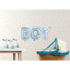 Folienballon Boy Schriftzug Blau zur Babyparty Partydeko