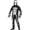 Halloween Kostüm Skelett Schwarz