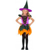 Halloween Kinder Kostüm Hexe 2-teilig 