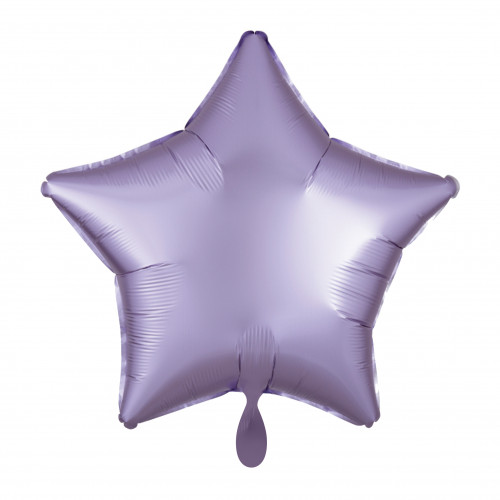 Folienballon Stern Satin Lila Pastell Partydeko Ballon Geburtstag