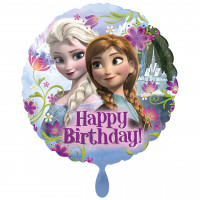 Folienballon Happy Birthday Frozen Elsa Anna Disney Partydeko Ballon Geburtstag