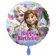 Folienballon Happy Birthday Frozen Elsa Anna Disney Partydeko Ballon Geburtstag