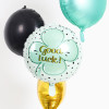 Folienballon Good Luck Kleeblatt Partydeko Ballon
