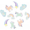 Einhorn Unicorn Konfetti 45 Stück Partydeko Kindergeburtstag