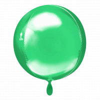 Folienballon Orbz Rund Grün Partydeko Kugelballon