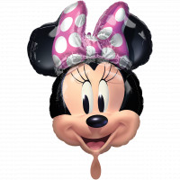 Minnie Mouse XXL Kopf Folienballon Disney Partydeko Kindergeburtstag