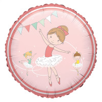 Folienballon Ballerina Little Dancer Partydeko Ballon Geburtstag