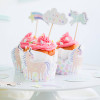 Einhorn Cupcake Deko-Set Partydeko Geburtstag Kindergeburtstag Unicorn