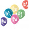 Einschulung Luftballon Hurra Schulkind ABC Schulanfang