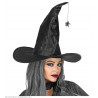 Halloween Hexen Hut Satin Modellierbar Kostümzubehör