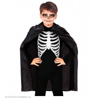 Halloween Kostüm Kinder Cape Umhang 90cm Schwarz