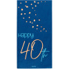 Servietten Zahl 40 Happy Birthday Blau Partydeko Geburtstag