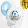 Folienballon Happy Birthday Regenbogen Partydeko Geburtstag
