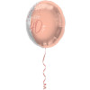 Folienballon Elegant Lush Blush Zahl 40 Partydeko Geburtstag