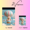 Einladungskarte Babyparty Teddy - Personalisiert